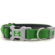 Hugo & Hudson 3D Green Collar M-Wide - Dog Collar