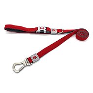 Hugo & Hudson 3D leash red XS / S - 120 cm × 1,5 cm - Leash