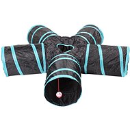 Five-way agility tunnel black-blue - Play Tunnel