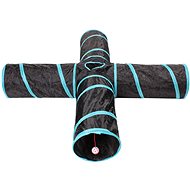 Four-way agility tunnel black-blue - Play Tunnel