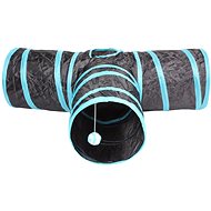 T Three-way agility tunnel black-blue - Play Tunnel