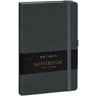 Notique Notes liniert, grau, 13 × 21 cm - Notizbuch