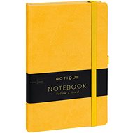 Notique Notes lined, yellow, 13 × 21 cm - Journal
