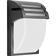 Luxera Outdoor wall lamp AMALFI MINI black - Garden Lighting