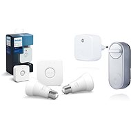 Philips Hue White and Color ambiance 9,5W E27 PMO 2 pack starter pack + Philips Hue Motion Sensor EU - Set