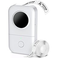 Phomemo D30, White + 1 Roll of 100 Labels, 12×40mm - Label Printer