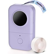 Phomemo D30, Purple + 100 pcs Label Roll, 12×40mm - Label Printer