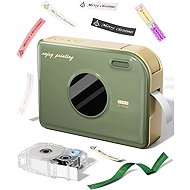 Phomemo A30, Green + Printing Ribbon (14mm x 3.6m) - Label Printer