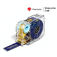 Phomemo Ribbon, Dark Blue, 12mm x 5m, for A30 - Paper Labels