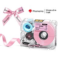 Phomemo Ribbon, Pink 12mm x 5m, for A30 - Paper Labels