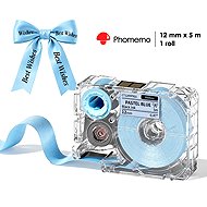 Phomemo Ribbon, Light Blue, 12mm × 5m, for A30 - Paper Labels