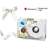 Phomemo Ribbon, White, 12mm × 5m, for A30 - Paper Labels