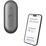 PLAUD Note Pin S Black AI voice recorder + wristband and lanyard - AI Voice Recorder