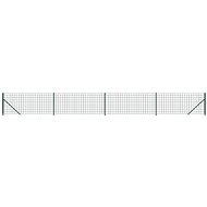 SHUMEE Drátěný plot s přírubami 1 × 10 m zelený - Fence