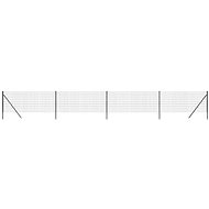 SHUMEE Drátěný plot 1 × 10 m pozinkovaná antracitová ocel - Fence