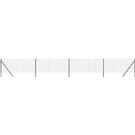 SHUMEE Drátěný plot 1,1 × 10 m pozinkovaná antracitová ocel - Fence