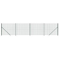 SHUMEE Wire fence with flanges 1,4 × 10 m green - Fence