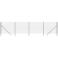 SHUMEE Wire fence 1,6 × 10 m galvanized anthracite steel - Fence
