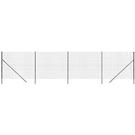 SHUMEE Wire fence 1,6 × 10 m galvanized anthracite steel - Fence