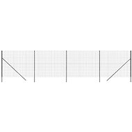 SHUMEE Wire fence 2 × 10 m galvanized anthracite steel - Fence