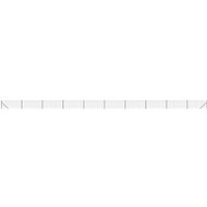 SHUMEE Drátěný plot s přírubami 1 × 25 m antracitový - Fence