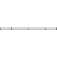 SHUMEE Drátěný plot s přírubami 0,8 × 25 m zelený - Fence
