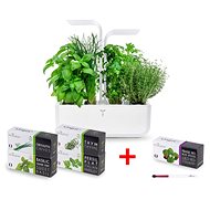Véritable Potager Classic Table  Garden with Filling 4 pcs White + Lingot Strawberries + Pollination B - Smart Flower Pot