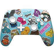 PowerA Enhanced Wireless Controller for Nintendo Switch - Fortnite Sticker Mania - Gamepad