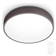 Philips 60262/43/P5 - LED Dimmable Ceiling Light BROWN, 1xLED/28W/230V + Remote Control - Ceiling Light