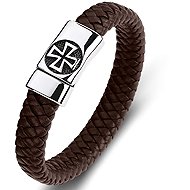 Predator Q1 Slate - men's bracelets, brown, cross - Bracelet
