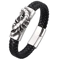 Leather bracelet 20,5 cm - scorpion PD1031-2 - Bracelet
