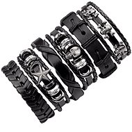 Predator Q1 Leather bracelet set of 6 pcs H2356/V - Bracelet