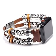 Predator Q1 Bracelet/smart watch strap 18cm Apple brown No.5 / 42mm,44mm - Bracelet
