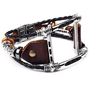 Predator Q1 Bracelet/strap for smart watch Apple brown 21,5cm / 42mm,44mm No.1 - Bracelet