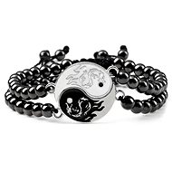Wrap Q1 Beaded Bracelet Yin Yang -10-3 - Bracelet
