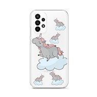 TopQ Kryt Samsung A23 5G Grey Unicorns 87096 - Phone Cover