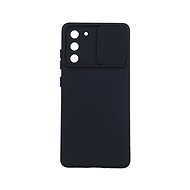 TopQ Cover Camshield Soft Samsung S21 FE black 87028 - Phone Cover