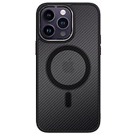 TopQ Kryt Magnetic Carbon iPhone 14 Pro pevný tmavý 87014 - Phone Cover