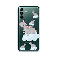 TopQ Kryt Samsung A04s Grey Unicorns 86942 - Phone Cover