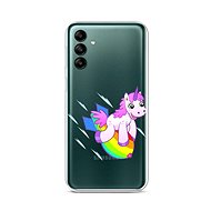 TopQ Kryt Samsung A04s Flying Unicorn 86894 - Phone Cover