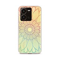 TopQ Kryt Vivo Y35 Rainbow Mandala 86055 - Phone Cover