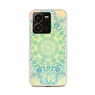 TopQ Kryt Vivo Y35 Blue Mandala 86027 - Phone Case