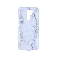TopQ Kryt STYLE Xiaomi Redmi 9 Mramor bílý 85934 - Phone Cover