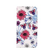 TopQ Pouzdro Vivo Y35 knížkové Flowers 85387 - Phone Case