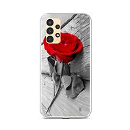 TopQ Kryt Samsung A13 Červená růže 85290 - Phone Cover
