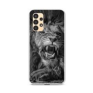 TopQ Kryt Samsung A13 Černobílý lev 85286 - Phone Cover