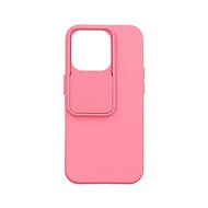 TopQ Kryt Camshield Soft iPhone 14 Pro světle růžový 84912 - Phone Case