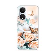 TopQ Kryt Honor X7 Růže s motýlem 84794 - Phone Cover