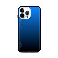 TopQ Kryt LUXURY iPhone 14 Pro Max pevný duhový modrý 84777 - Phone Cover