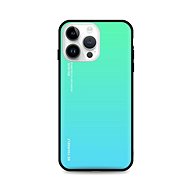 TopQ Kryt LUXURY iPhone 14 Pro pevný duhový zelený 84638 - Phone Cover